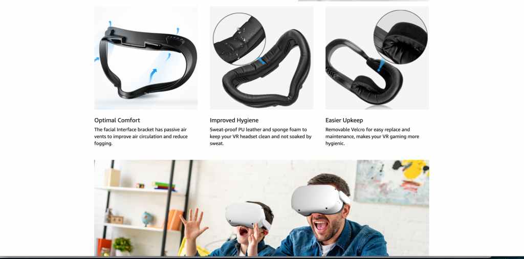Upgrade Your Oculus Quest 2 with the SUPERUS Facial Interface & Face Cover&nbsp;Pad